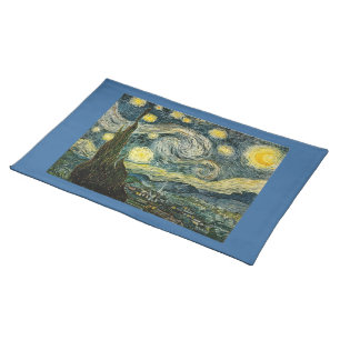 Vincent van Gogh's The Starry Night (1889) Cloth Placemat