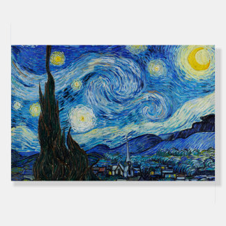 Vincent Van Gogh's The Starry Night (1889) Foam Board