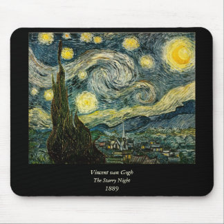 Vincent van Gogh's The Starry Night (1889) Mouse Pad
