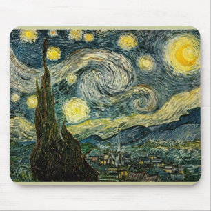 Vincent van Gogh's The Starry Night (1889) Mouse Pad