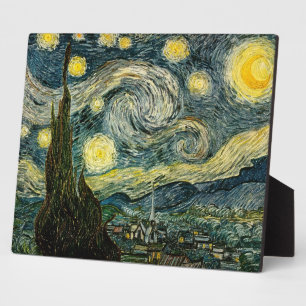 Vincent van Gogh's The Starry Night (1889) Plaque