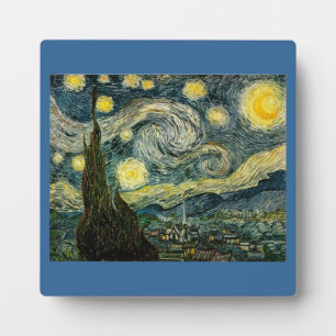 Vincent van Gogh's The Starry Night (1889) Plaque
