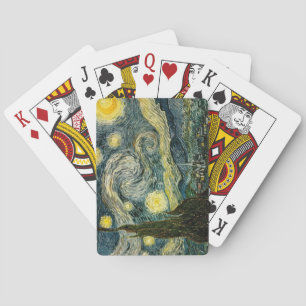 Vincent van Gogh's The Starry Night (1889) Poker Cards