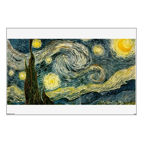 Vincent van Goghs The Starry Night 1889 Wall Decal