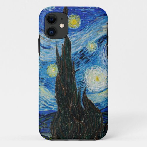 Vincent Van Goghs The Starry Night iPhone 11 Case