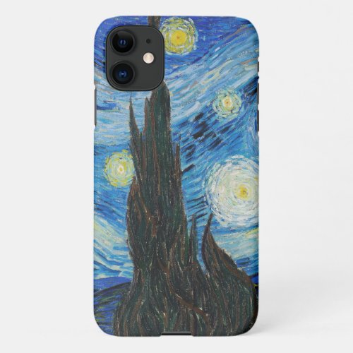 Vincent Van Goghs The Starry Night iPhone 11 Case