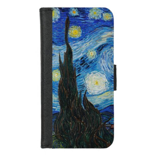 Vincent Van Goghs The Starry Night iPhone 87 Wallet Case