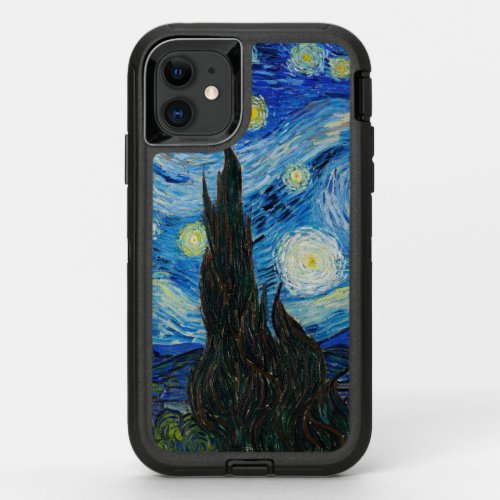 Vincent Van Goghs The Starry Night OtterBox Defender iPhone 11 Case