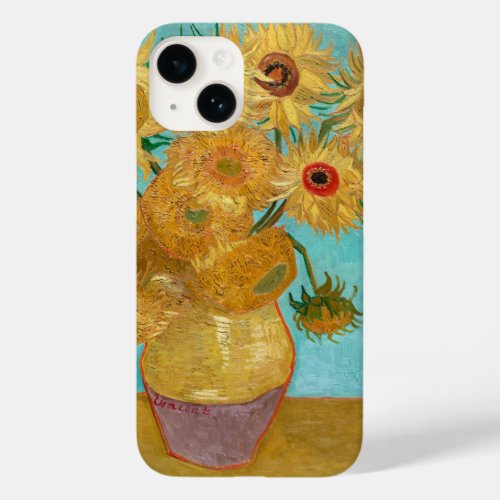 Vincent van Goghs Vase with Twelve Sunflowers Case_Mate iPhone 14 Case