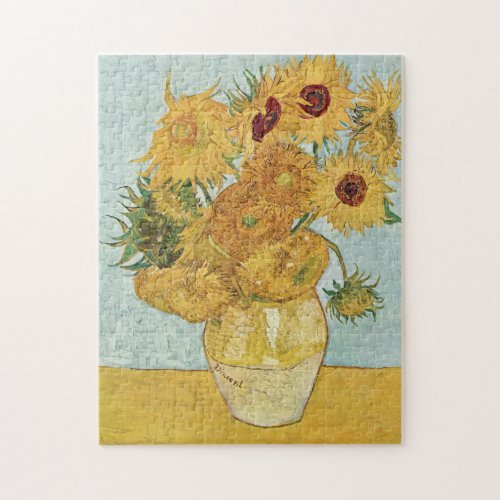 Vincent van Goghs Vase with Twelve Sunflowers  Jigsaw Puzzle