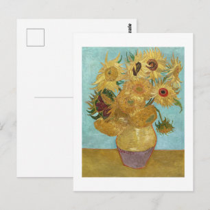Vincent van Gogh's Vase with Twelve Sunflowers  Postcard