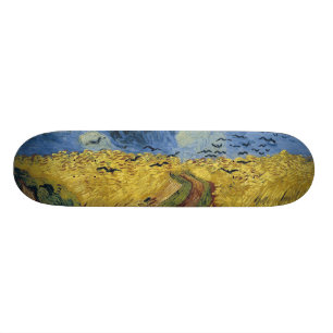 Vincent van Gogh's Wheat Field with Crows (1890) Skateboard Deck