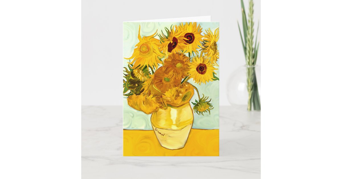 Sunflower Backpack Vincent Van Gogh Yellow Sunflowers 