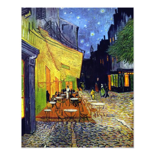 Vincent Willem van Gogh _ Cafe Terrace at Night Photo Print