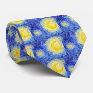 Vincent Willem van Gogh , "Starry Night" Neck Tie