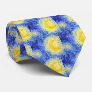 Vincent Willem van Gogh , “ Starry Night ” Neck Tie