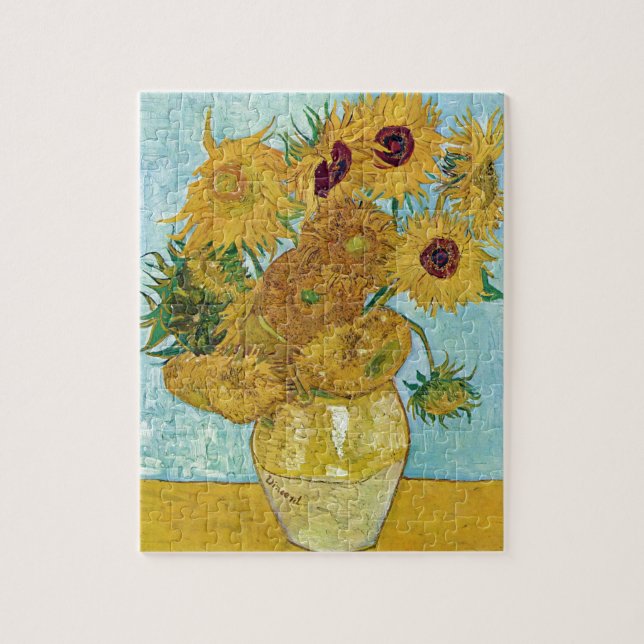 Vincent Willem van Gogh , "Sunflowers" Jigsaw Puzzle (Vertical)