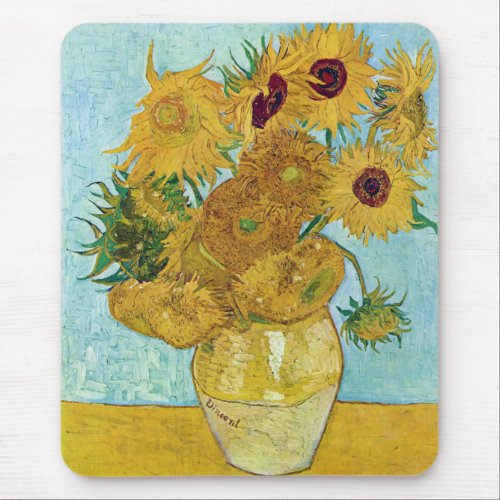 Vincent Willem van Gogh  Sunflowers Mouse Pad