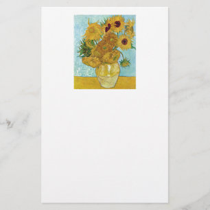 Vincent Willem van Gogh , "Sunflowers" Stationery