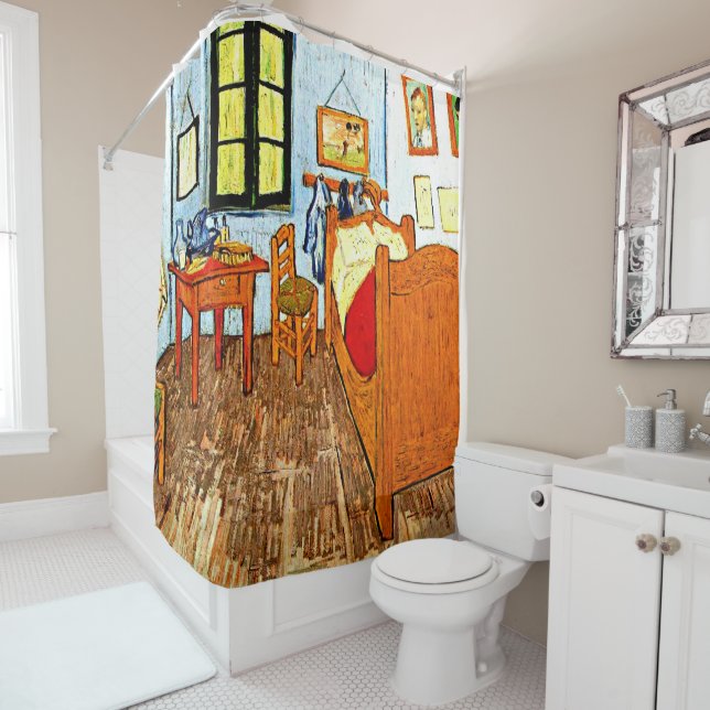 Vincent's Bedroom by van Gogh Shower Curtain (In Situ)