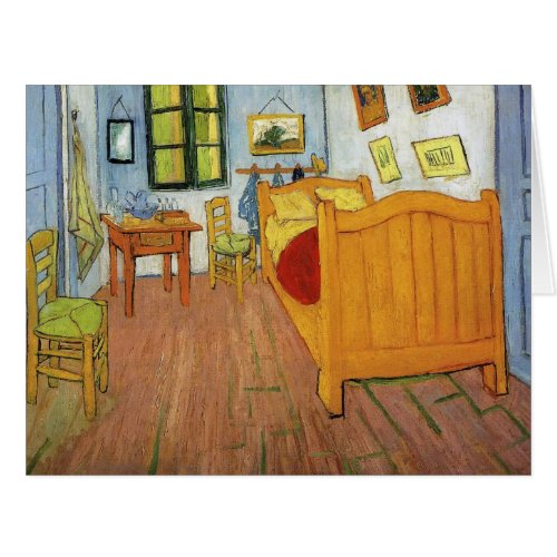 Vincents Bedroom in Arles by van Gogh