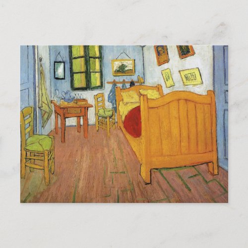 Vincents Bedroom in Arles by Van Gogh Postcard