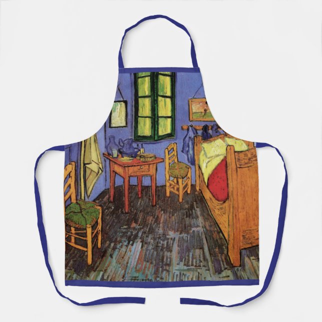 Vincent's Bedroom in Arles by Vincent van Gogh Apron (Front)