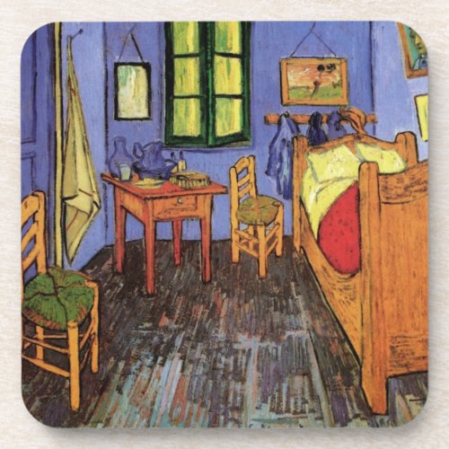 Vincents Bedroom in Arles by Vincent van Gogh Coaster