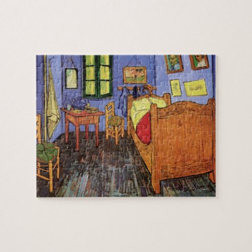 Vincents Bedroom in Arles by Vincent van Gogh Jigsaw Puzzle