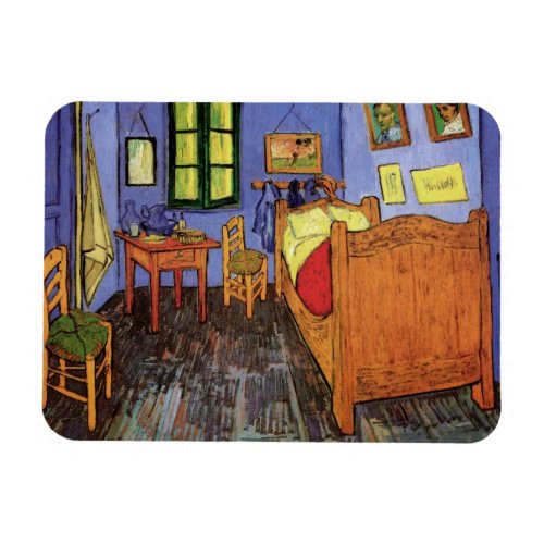 Vincents Bedroom in Arles by Vincent van Gogh Magnet