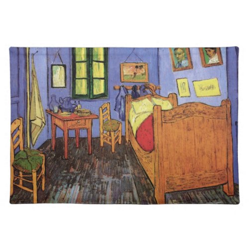 Vincents Bedroom in Arles by Vincent van Gogh Placemat