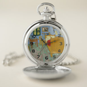 Vincent's Bedroom in Arles by Vincent van Gogh Pocket Watch