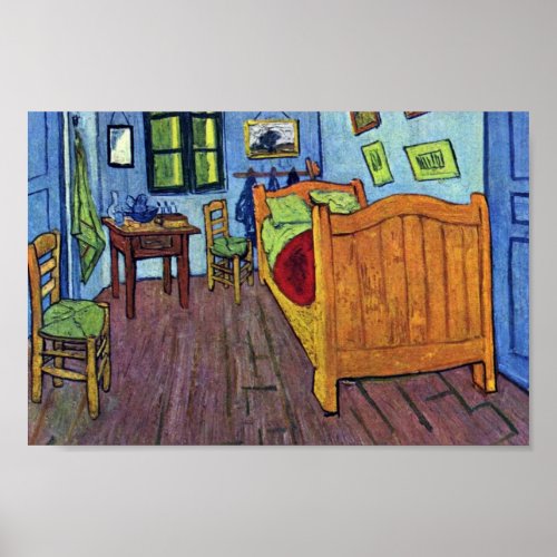VincentS Bedroom In Arles By Vincent Van Gogh Poster