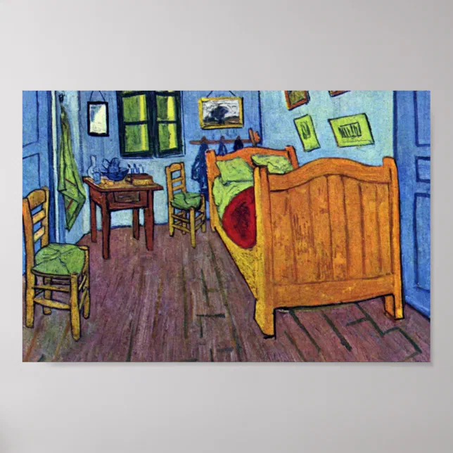 Vincent'S Bedroom In Arles By Vincent Van Gogh Poster | Zazzle