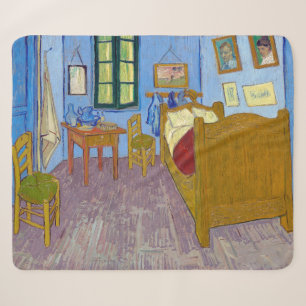 Vincent's Bedroom in Arles Van Gogh Sherpa Blanket