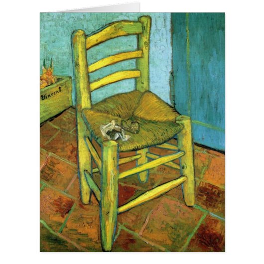 Vincent's Chair by van Gogh Cards (Front)