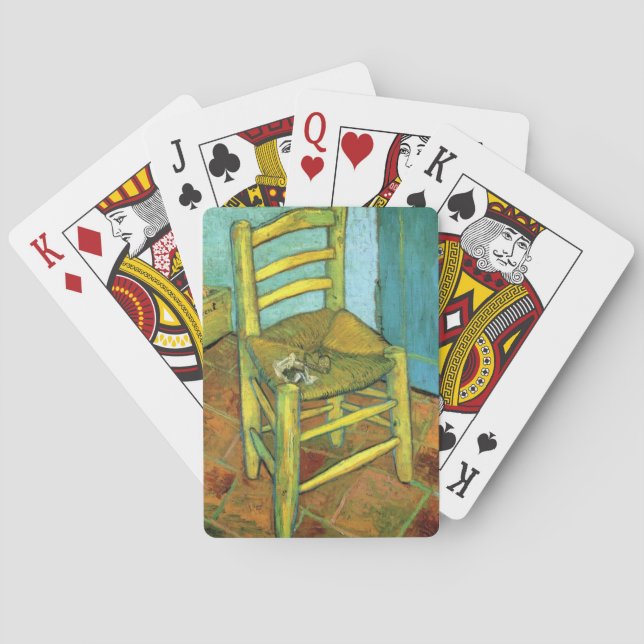 Vincent's Chair by Van Gogh Poker Cards (Back)