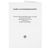 Vincent's Chair & His Pipe Van Gogh Fine Art (Back)