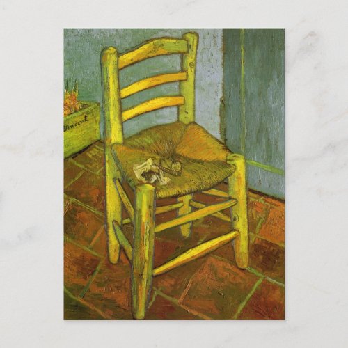 Vincents Chair with His Pipe by van Gogh Postcard