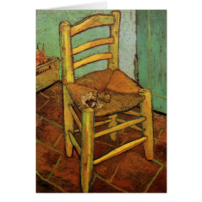 Vincent's Chair with His Pipe by Vincent van Gogh (Front)