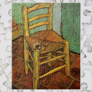 Vincent's Chair with His Pipe by Vincent van Gogh Jigsaw Puzzle