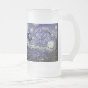 Vincent's Horizons Frosted Glass Beer Mug