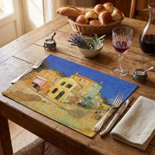 Vincent's House in Arles by Vincent van Gogh Cloth Placemat