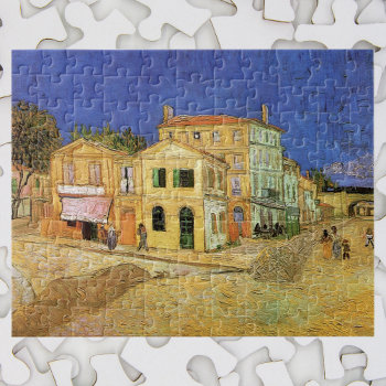 Vincent's House In Arles By Vincent Van Gogh Jigsaw Puzzle by VanGogh_Gallery at Zazzle