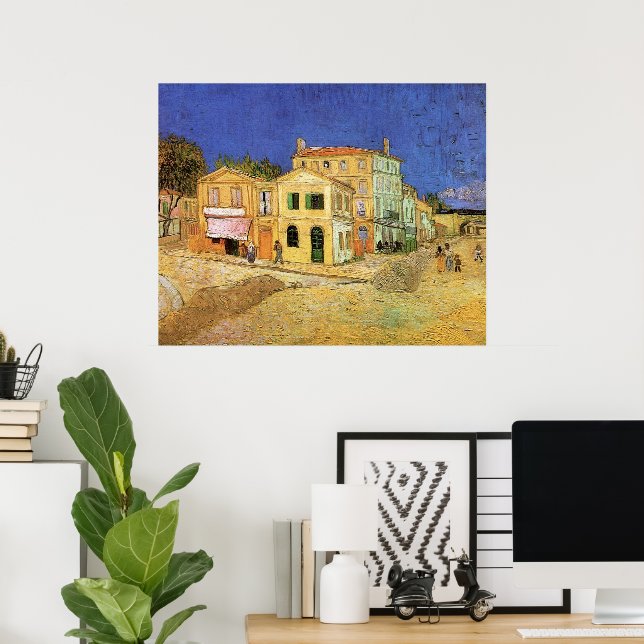 Vincent's House in Arles by Vincent van Gogh Poster (Home Office)