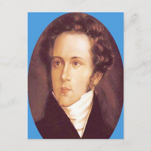 VINCENZO BELLINI Opera Composer Postcard