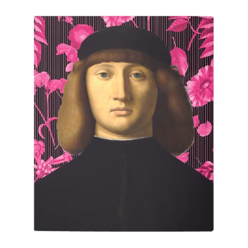 Vincenzo Catena Portrait of a Young Man Metal Print