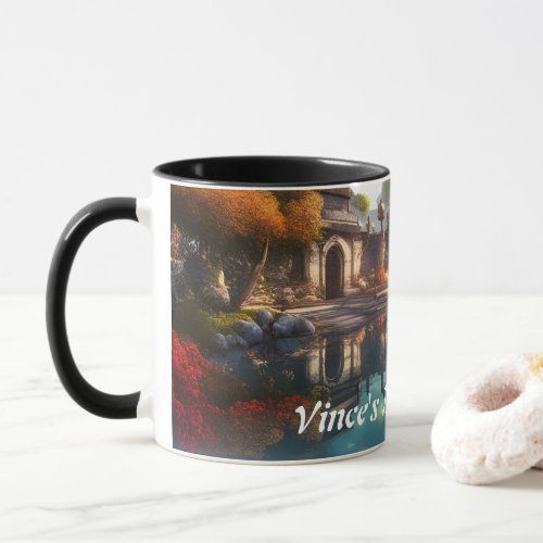 Vinces Morning Tea Personalized Customizable Mug