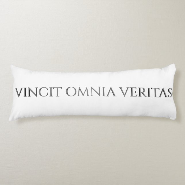 VINCIT OMNIA VERITAS BODY PILLOW (Front)