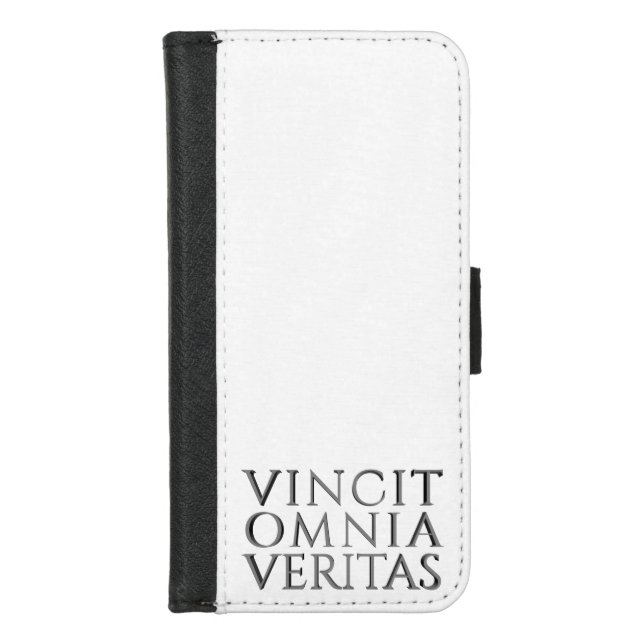 VINCIT OMNIA VERITAS iPhone WALLET CASE (Front)